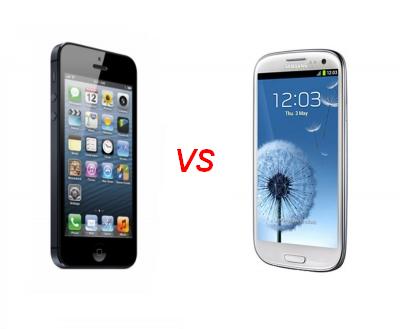 Apple iPhone 5 vs Samsung Galaxy S3